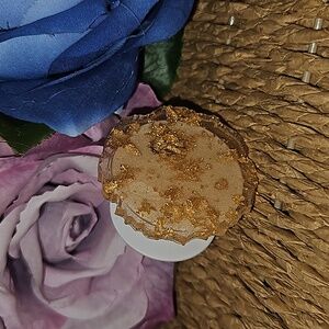 Handmade Gold foil flakes resin phone grip